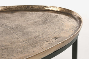 Modern Set of 2 Oval Coffee Tables for Living Room L97/L85