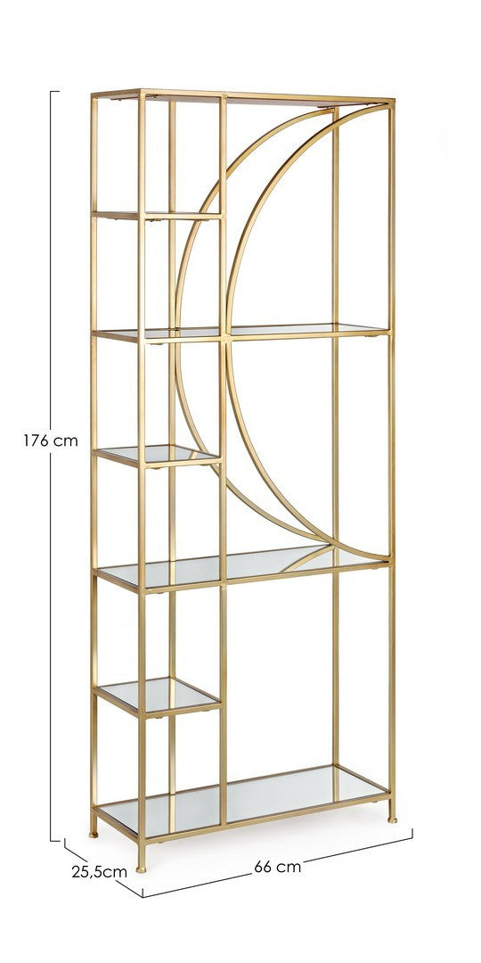 Modern Bookshelf with Multiple Shelves for Storage and Display