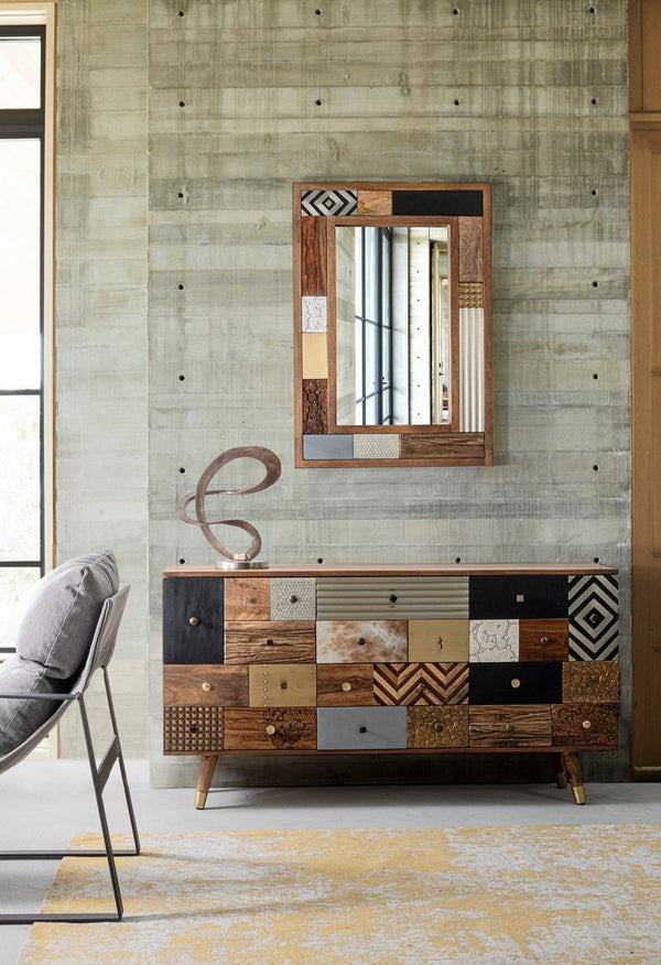 Modern Wall Mirror with Frame for Home Décor