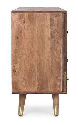Modern Sideboard with 2 Doors and 4 Drawers for Organized Storage