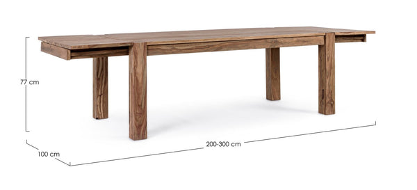 Modern Large Extendable Dining Table for Gatherings