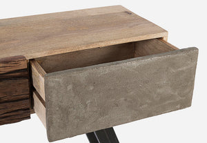 Modern Console Table with 3 Drawers for Entryway