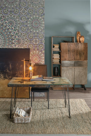 Modern Storage Cabinet with 2 Doors and 2 Drawers