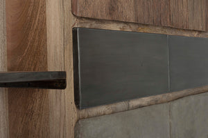Modern Storage Cabinet with 2 Doors and 2 Drawers