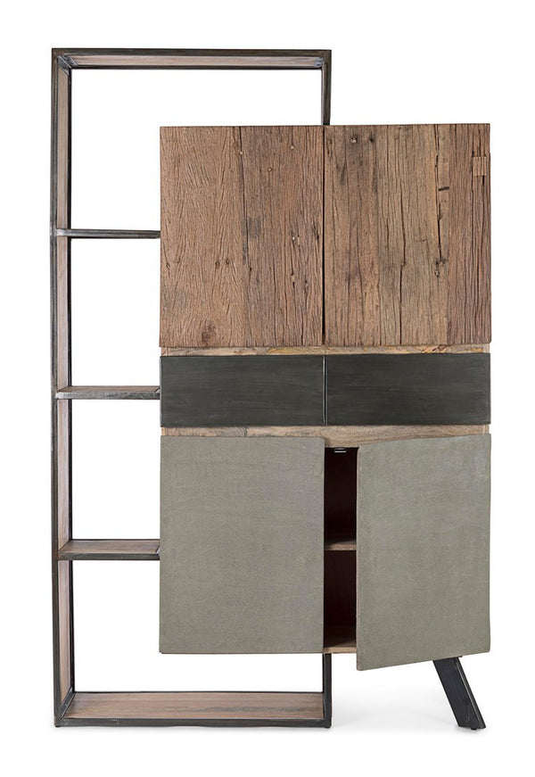 Modern Storage Cabinet with 2 Doors and 2 Drawers