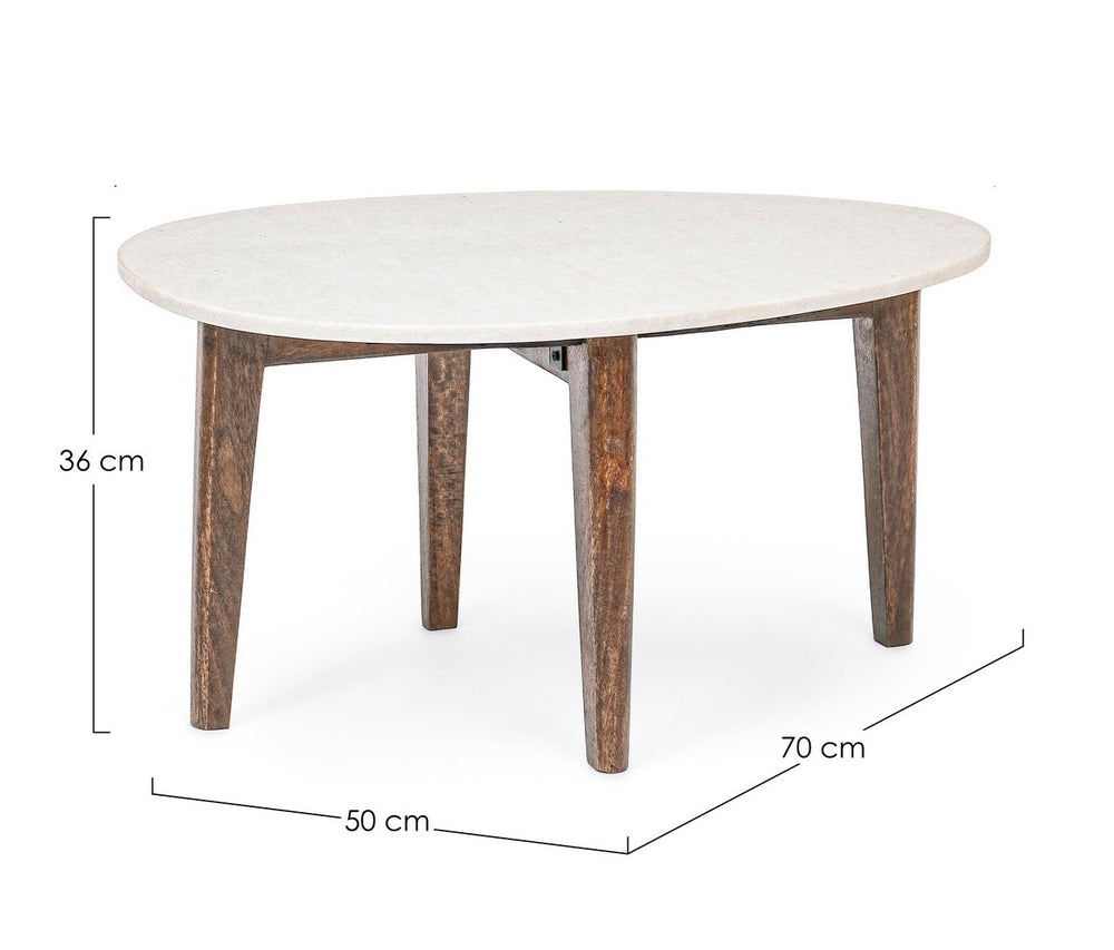 Modern Oval Coffee Table for Living Room L70