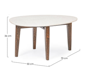 Modern Oval Coffee Table for Living Room L70