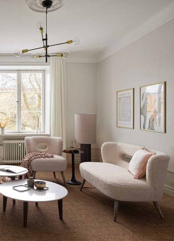 Modern Round Side Table for Living Room D60