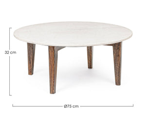 Modern Round Coffee Table for Living Room D75