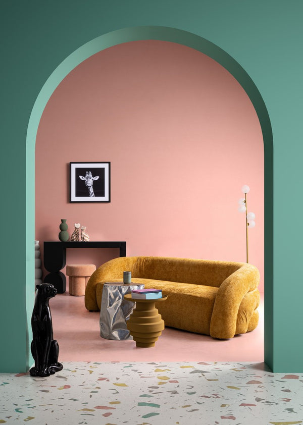 Modern Compact Round Side Table for Living Room D35.5