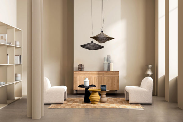 Modern Compact Round Side Table for Living Room D35.5
