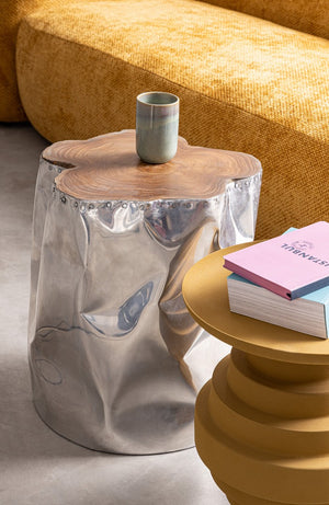 Modern Compact Round Side Table for Living Room D35.5