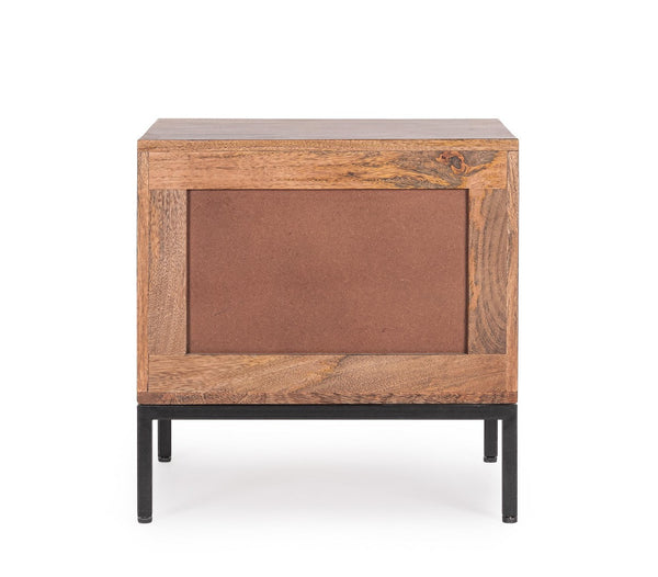 Modern Nightstand with 2 Drawers for Bedroom Storage
