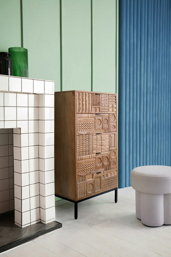 Modern 5-Drawer Chest for Compact Storage