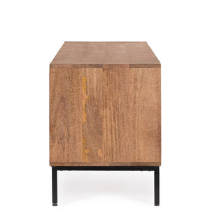 Modern TV Stand with 2 Doors and 1 Drawer for Living Room W140