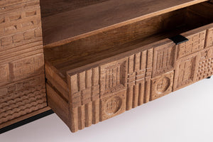 Modern Large TV Stand with 2 Doors and 1 Drawer W180