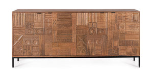 Modern 4-Door Sideboard Cabinet for Spacious Storage