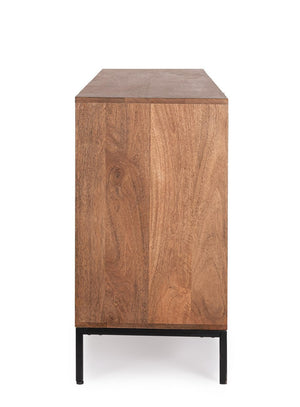 Modern 4-Door Sideboard Cabinet for Spacious Storage
