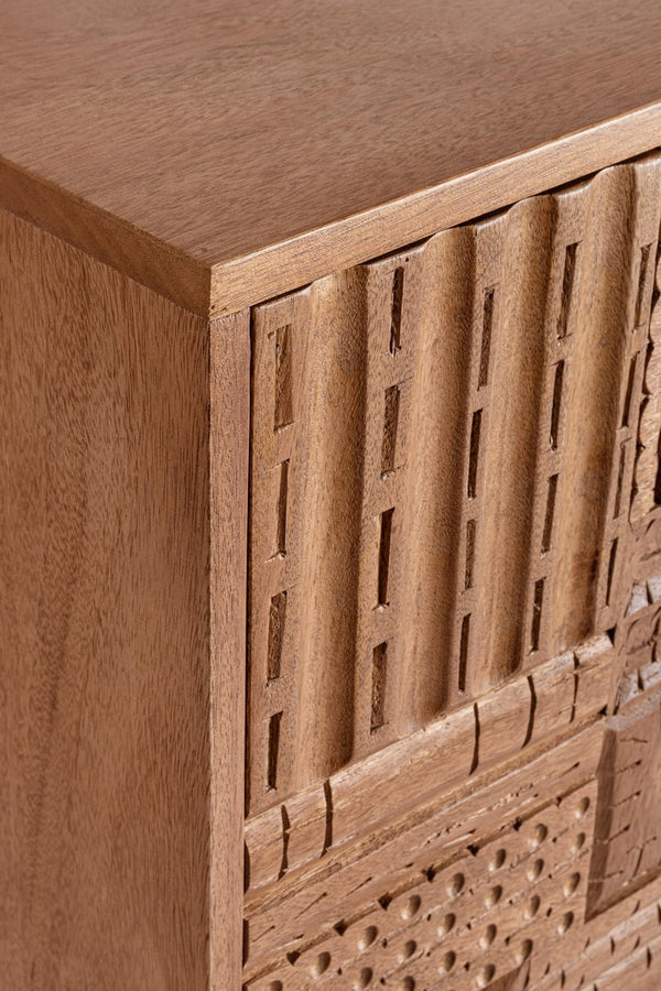 Modern 4-Door Sideboard Cabinet for Spacious Storage