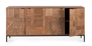 Modern 4-Door Sideboard Cabinet for Spacious Storage