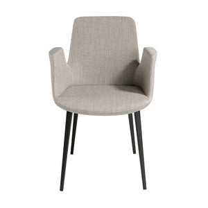 Chair in gray fabric