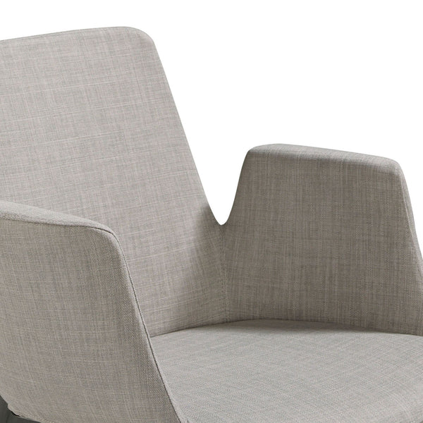 Chair in gray fabric