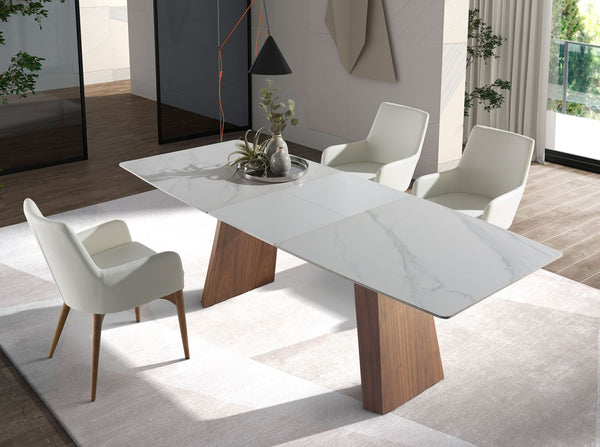 White eco-leather chair