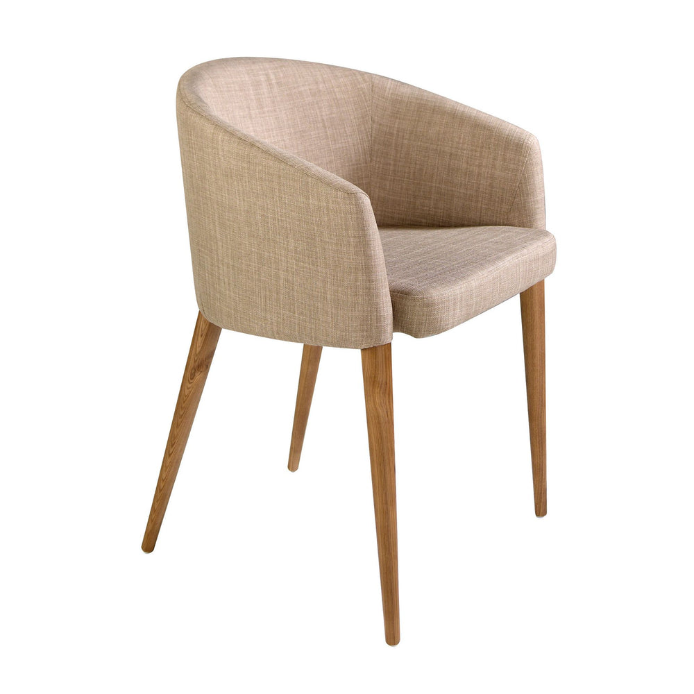 Beige fabric chair