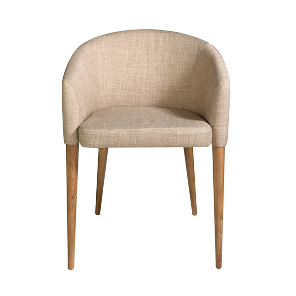 Beige fabric chair