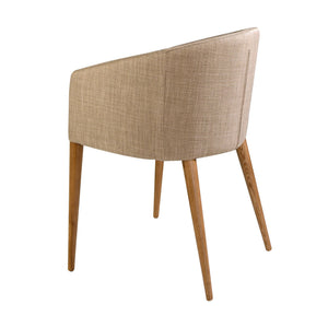 Beige fabric chair