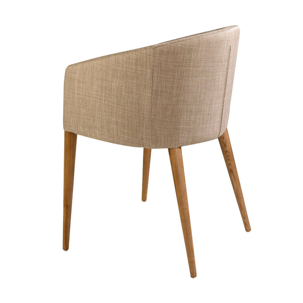 Beige fabric chair