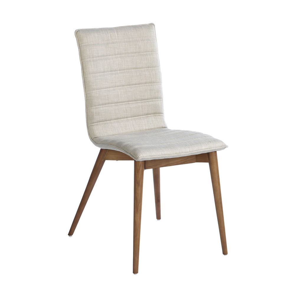 Chair in gray fabric