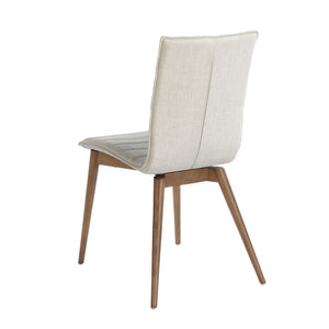 Chair in gray fabric