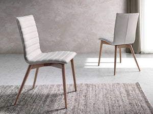 Chair in gray fabric