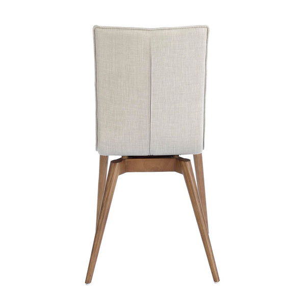 Chair in gray fabric