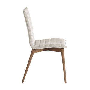 Chair in gray fabric