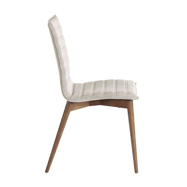 Chair in gray fabric