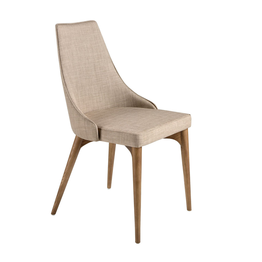 Brown fabric chair