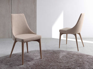 Brown fabric chair