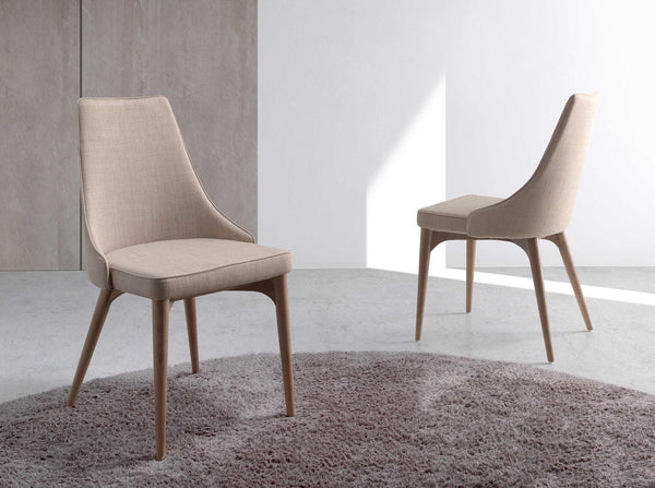 Brown fabric chair