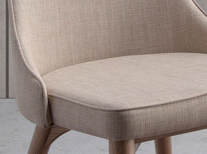 Brown fabric chair