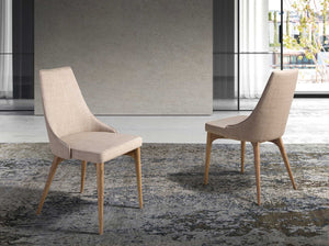Brown fabric chair