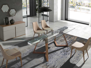 Brown fabric chair