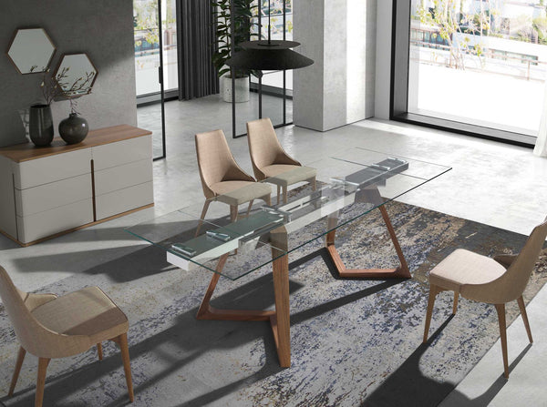 Brown fabric chair