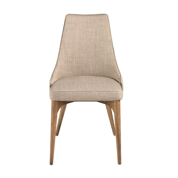 Brown fabric chair
