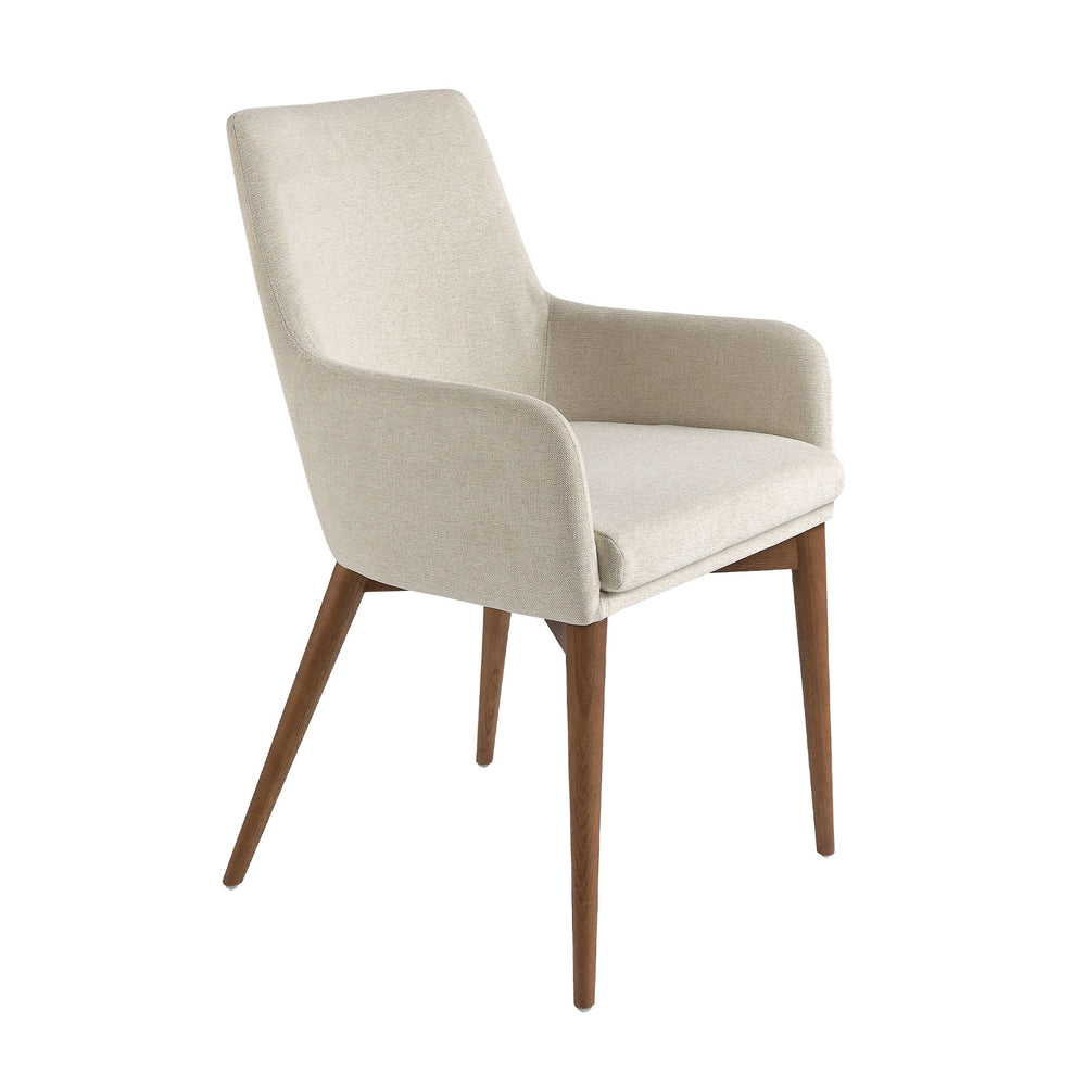 Beige fabric chair