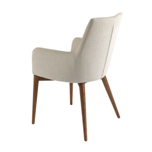 Beige fabric chair