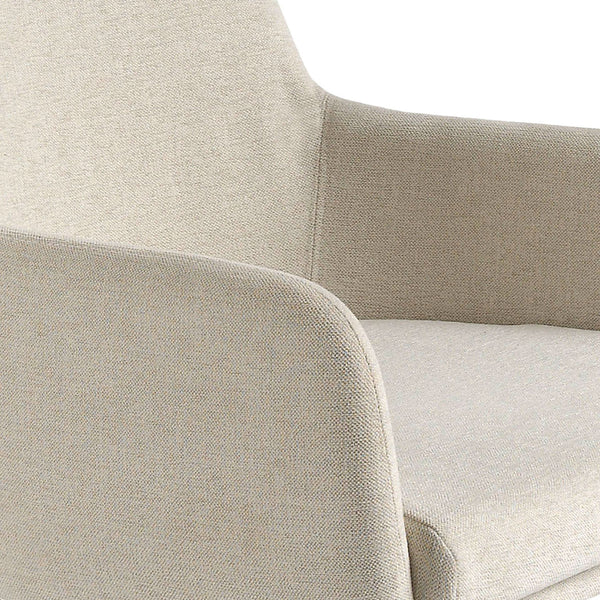 Beige fabric chair