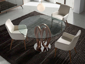 Beige fabric chair