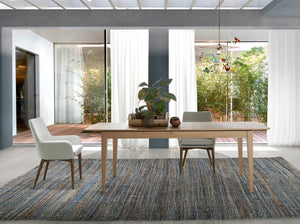 Beige fabric chair